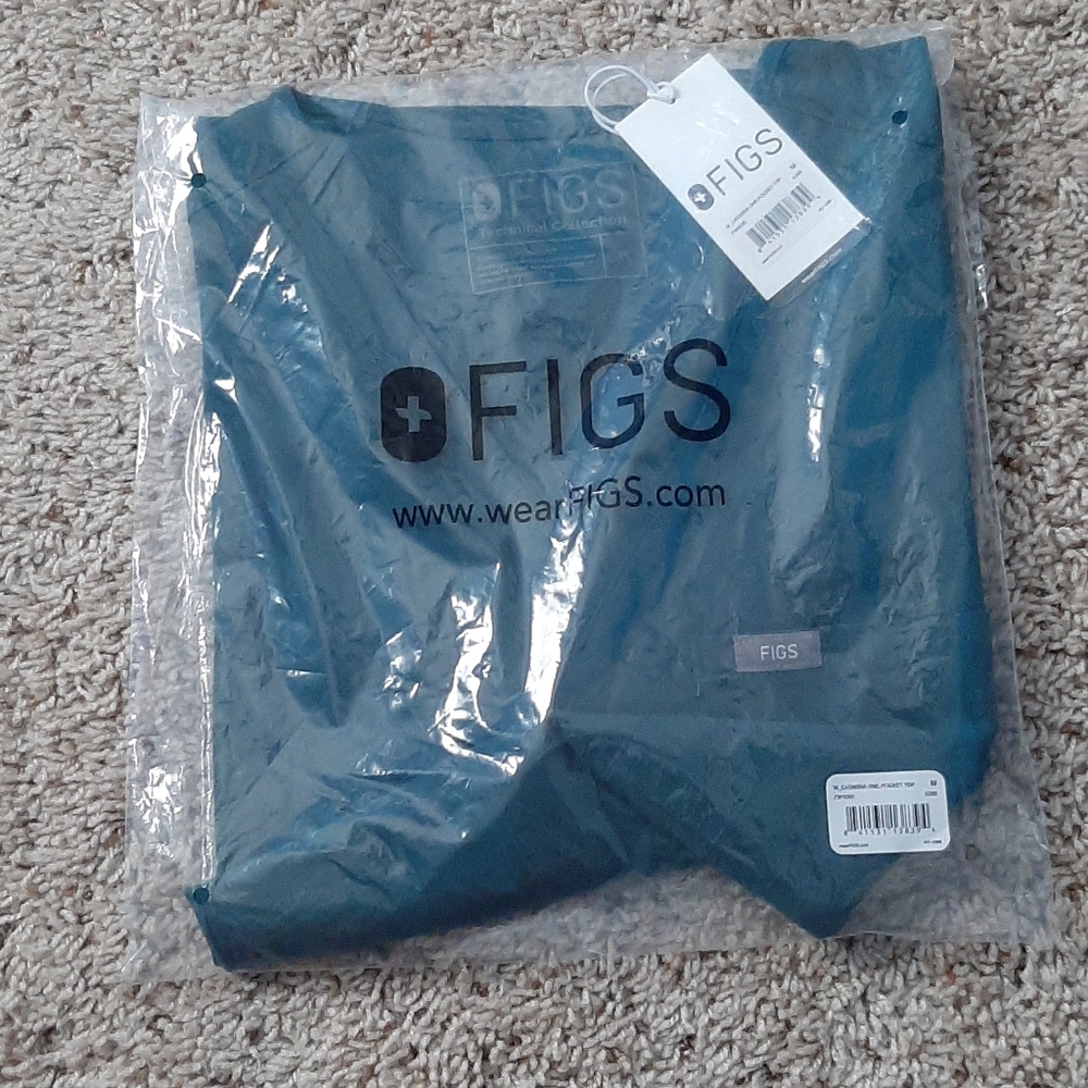 Catarina Figs Carribean blue scrubs